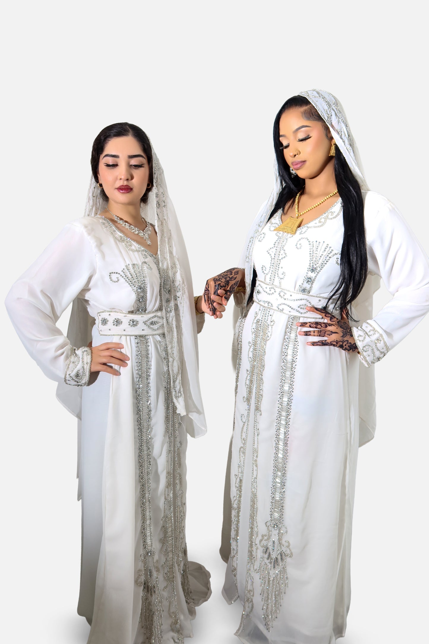 The White Bridal Kaftan
